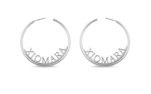 Custom Name Hoop Earrings