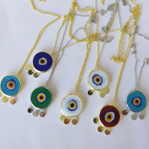 Dangle Antique Eye Necklace