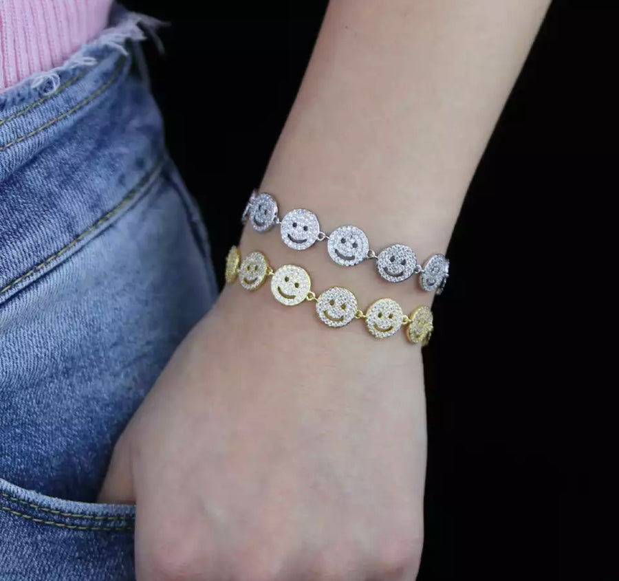 Smiley face bracelet