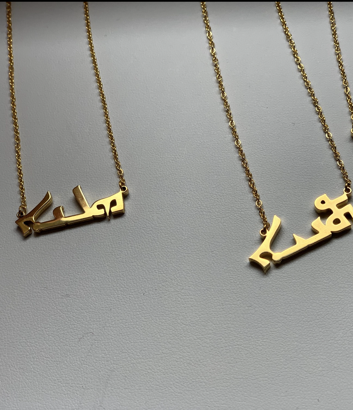 Personalized Gold Plated/Sterling Silver Assyrian Name Necklace