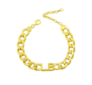 Custom Chain Link Name Bracelet